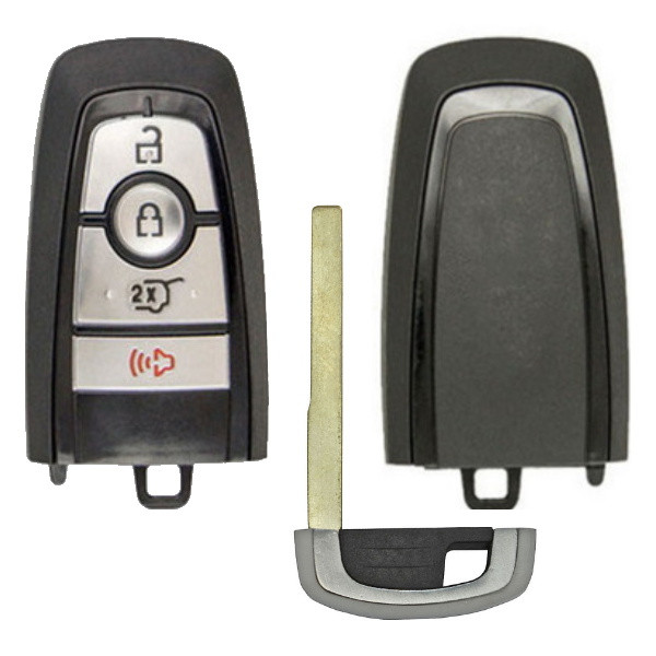 Ford 4 Button Smart Key Shell Replacement Case M3N-A2C931423 - Aftermarket