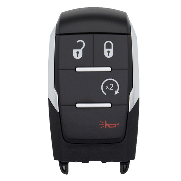 Dodge Ram 4 Button Smart Key Shell Replacement Case GQ4-76T, 68365327AB - Aftermarket
