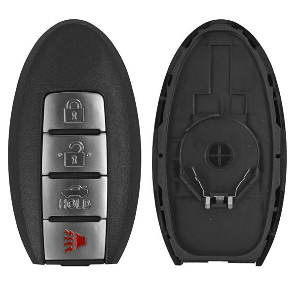 Nissan Infiniti 4 Button Smart Key CWTWB1U840, CWTWBU735 Shell Replacement Case (NO INSERT) - Standard Aftermarket