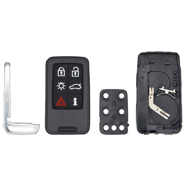 Volvo 6 Button Remote Shell Replacement KR55WK49266, 31419131, 169310 - Aftermarket