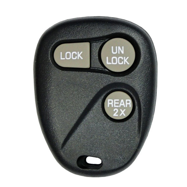 Chevrolet, GMC 3 Button Remote with Rear 2x AB01502T, 16245105, 315 MHz - Aftermarket
