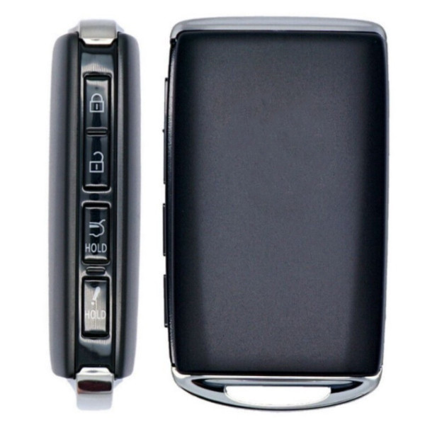 Mazda 4 Button Smart Key Case and Pad Replacement Shell WAZSKE13D03, TAYB-67-5DY - Aftermarket