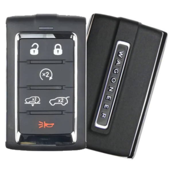 Jeep Wagoneer 6 Button Smart Key 2BAHD-KFW1, 68577130AC, 433 MHz - New, OEM