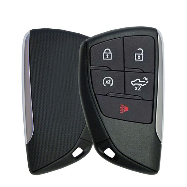 Keyless2Go Chevrolet 5 Button Smart Key YGOG21TB2, 13548437, 433 MHz - Premium Aftermarket