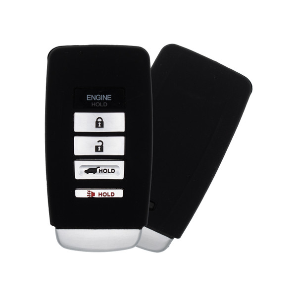 Acura 5 Button Driver 2 Smart Key with Black Silicone Cover KR5995364, 72147-TZ3-A81, 902 MHz - Refurbished, Grade C