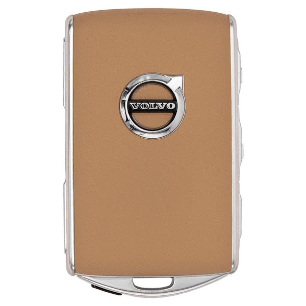 Volvo 4 Button Light Brown Proximity Smart Keys YGOHUF8423, 31419896, 433 MHz - Refurbished, Grade A