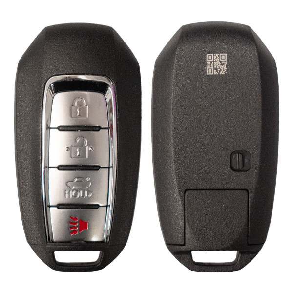 Keyless2Go Replacement Infiniti 4 Button Proximity Smart Key KR5TXN7, 285E3-6HE1A, 433 MHz - Premium Aftermarket