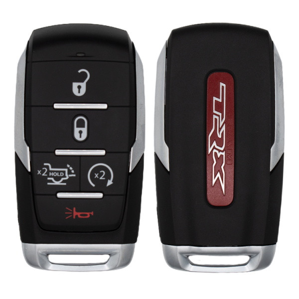 Ram 5 Button Proximity Smart Key OHT-4882056, 68523825AA, 433 MHz - New, OEM