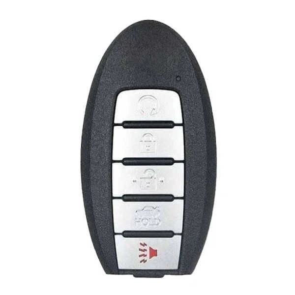 Nissan 5 Button Smart Key KRSTXN4, 285E3-6LA6A, 433 MHz - Refurbished, Recase 