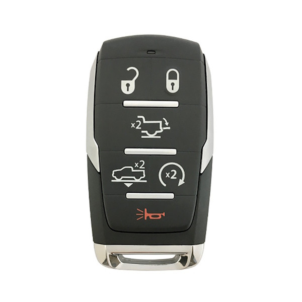 Ram 6 Button Smart Key Shell Replacement Case OHT-4882056, 68291692AE, 68312808AE, 68291694AE - Aftermarket
