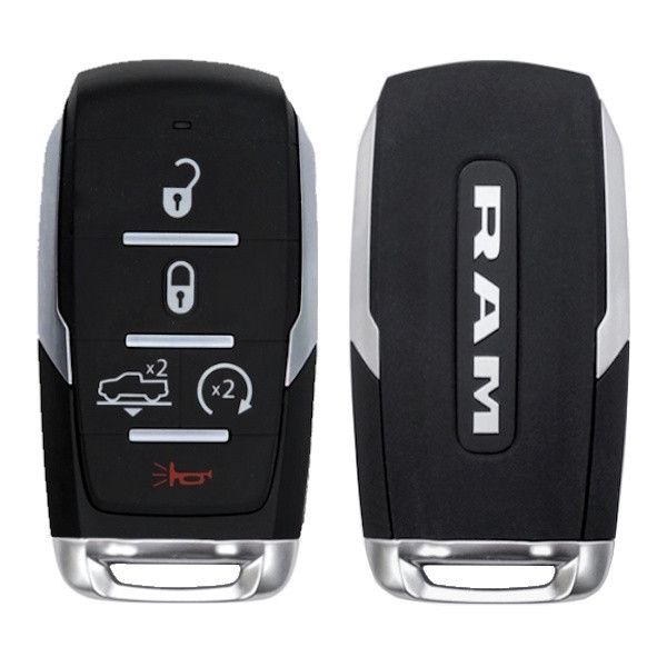 RAM 5 Button Proximity Smart Key OHT-4882056, 68523813AA, 433 MHz - Refurbished, Grade A