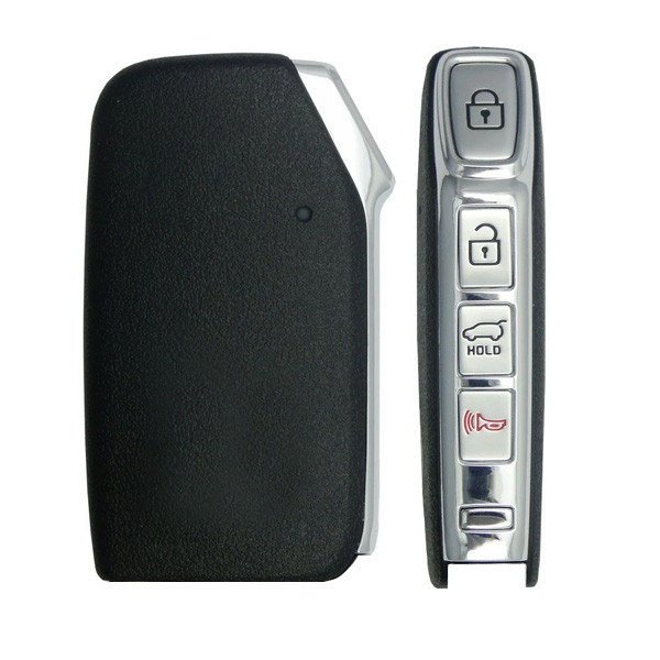 Hyundai, Kia 4 Button Smart Key Replacement Shell for Xhorse PCB, XZKA82EN - Aftermarket