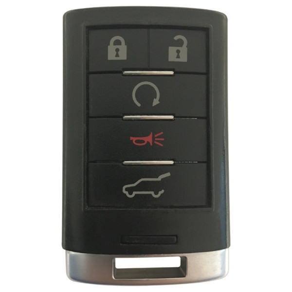 Cadillac 5 Button Driver 1 Smart Key M3N5WY7777A, 25843982, 315 MHz - Refurbished, Recase