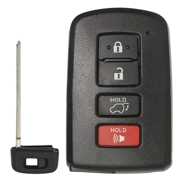 Toyota 4 Button Proximity Smart Key (G Board - 0020) HYQ14FBA, 89904-0R080, 315 MHz - New, OEM