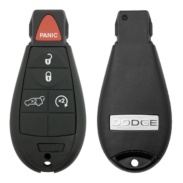 Dodge 5 Button Fobik Non Proximity Remote IYZ-C01C, 5026537, 433 MHz - Refurbished, Grade A