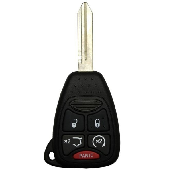 Jeep 5 Button Remote Head Key OHT-692713AA, 68003389AA, 315 MHz - Refurbished, Recase