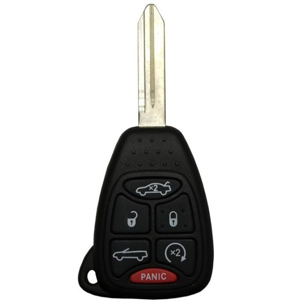 Chrysler/Dodge/Jeep 6 Button Remote Head Key OHT-692427AA 05175815AA, 68025105AA, 68092982AA, 68092995AA, 68291091AA - Refurbished Recase