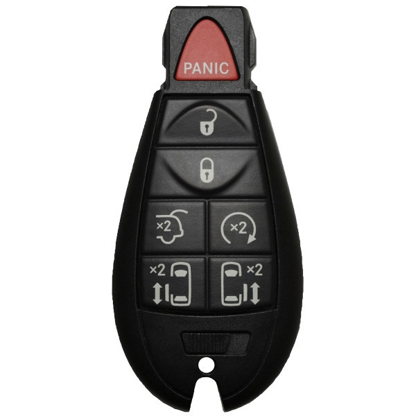 Dodge 7 Button Fobik Non Proximity Remote IYZ-C01C, 56046708, 433 MHz - Refurbished, Grade A