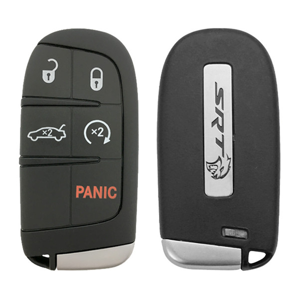 Dodge 5 Button Smart Key M3N-40821302, 68394198AA, 433 MHz - Refurbished, Grade A