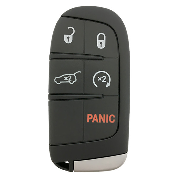 Jeep 5 Button Smart Key M3N-40821302, 68250343AB, 433 MHz - Refurbished, Recase