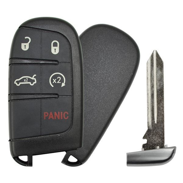 Chrysler 5 Button Smart Key M3N-40821302 56046759AF 433 MHz - Refurbished, Recase