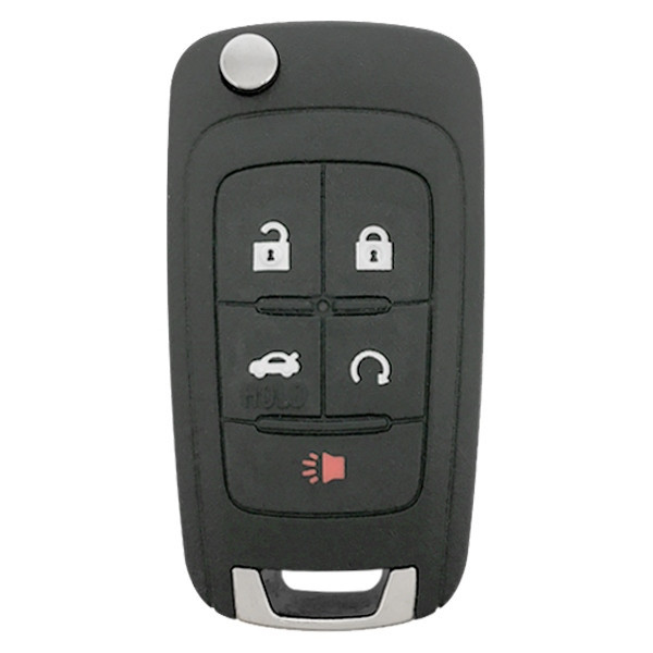 Chevrolet 5 Button Remote Flip Key KR55WK50073, 13585688, 315 MHz - Refurbished, Grade A