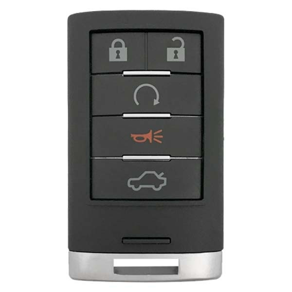 Cadillac 5 Button Smart Key Driver 1 M3N5WY7777A 25943676 315 MHz - Refurbished, Recase