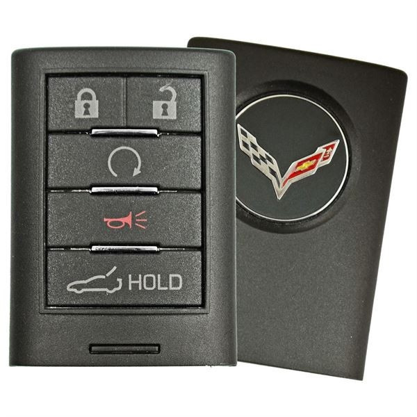 Chevrolet Corvette 5 Button Smart Key NBGGD9C04, 23465951, 433 MHz - Refurbished, Grade A