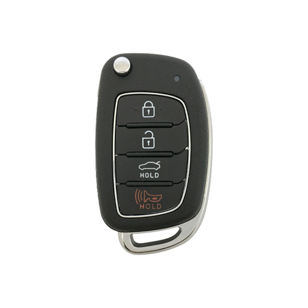 Canadian Version - Hyundai 4 Button Remote Flip Key TQ8-RKE-4F16, 95430-C1010, 433 MHz - Refurbished, Grade A
