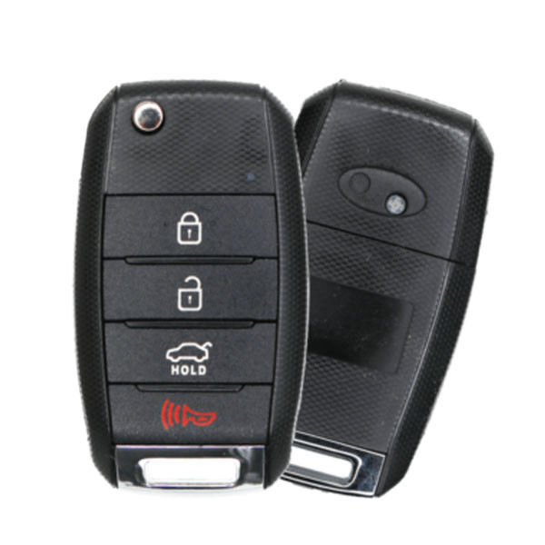 Kia 4 Button (Canadian Models) Remote Flip Key OSLOKA-870T, 95430-A7400, 315 MHz - Refurbished, Recase