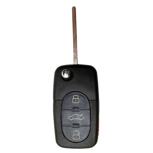 Volkswagen 4 Button Remote Head Key NBG8137T, 1J0-959-753-F, 315 MHz - Refurbished, Grade A