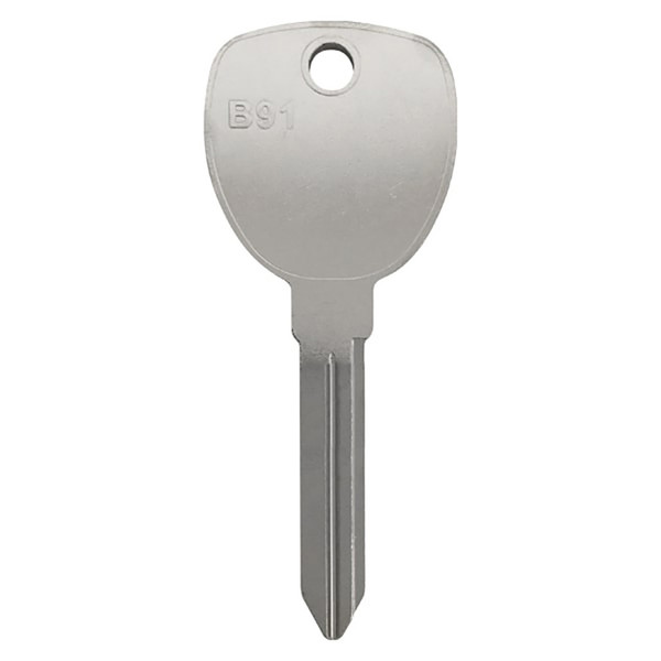 NON SELLABLE GM B91 Metal Mechanical Key Blank - Aftermarket, 1 Pack