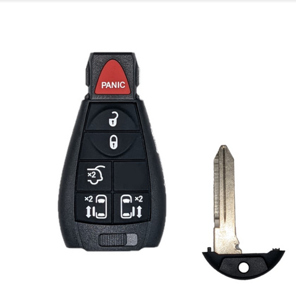 Chrysler Dodge Volkswagen 6 Button Remote Head Key IYZ-C01C / M3N5WY783X 154726 (DL)