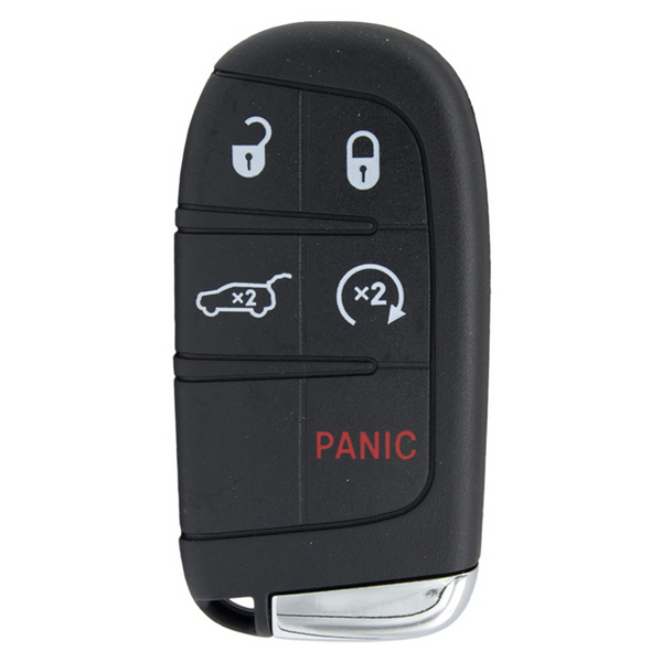 Jeep 5 Button Smart Key M3N-40821302, 68250343AB, 433 MHz - Aftermarket
