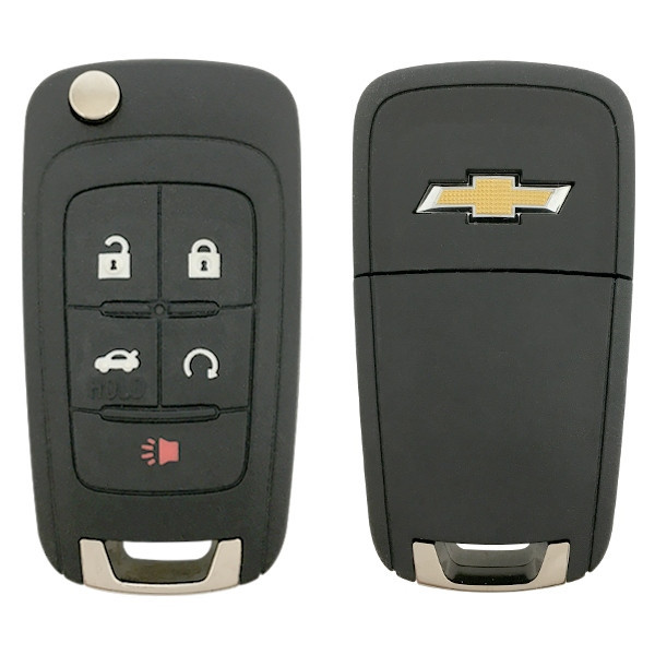 Chevrolet 5 Button Remote Head Key OHT01060512, OHT05918179, V2T-01060512 - New OEM