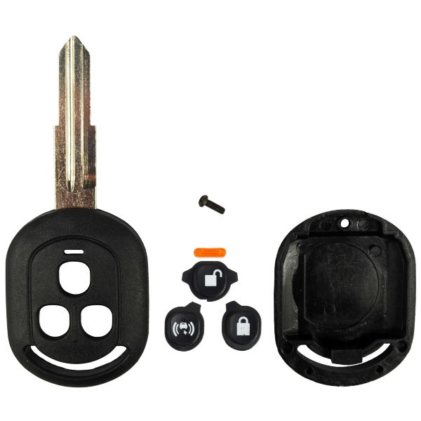 GM 3 Button Remote Head Key Replacement Shell VQQRK960NAT, 95960310 