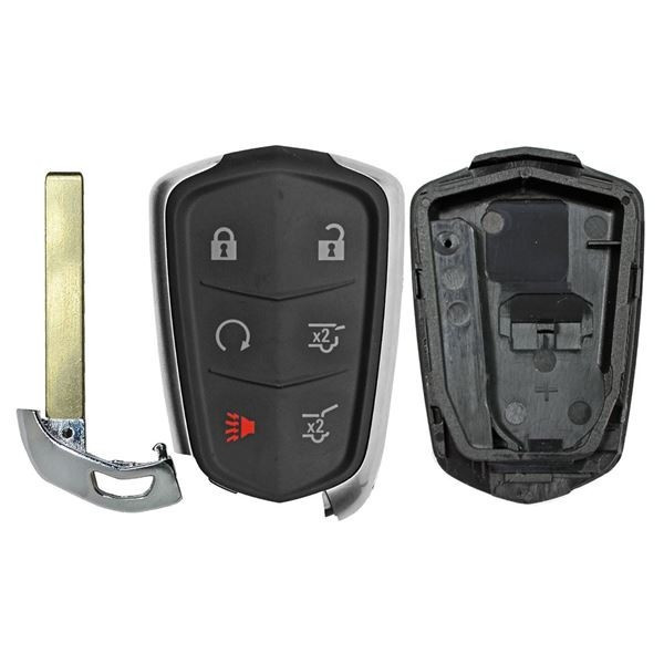 Cadillac 6 Button Smart Key Replacement Case