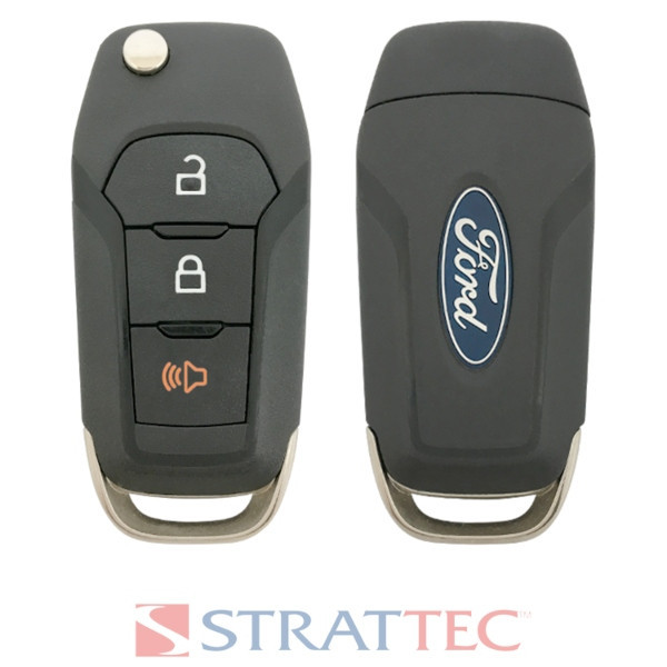 Strattec (5939651) Ford 3 Button Center Mill Remote Flip Key N5F-A08TAA, 164-R8269, 315 MHz - New, OEM
