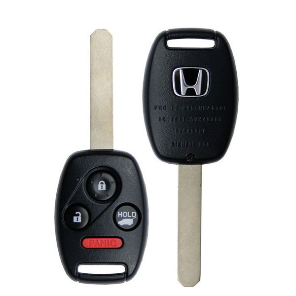 Honda 4 Button No Memory Remote Head Key KR55WK49308, 35118-SZA-A51, 315 MHz - New, OEM