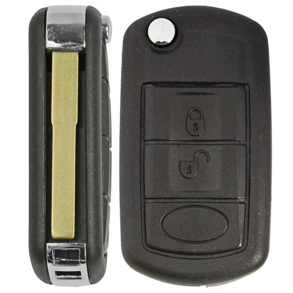 Land Rover 3 Button Remote Flip Key with HU101 Blade NT8-15K6014CFFTXA, LR088260, 315 MHz - Aftermarket