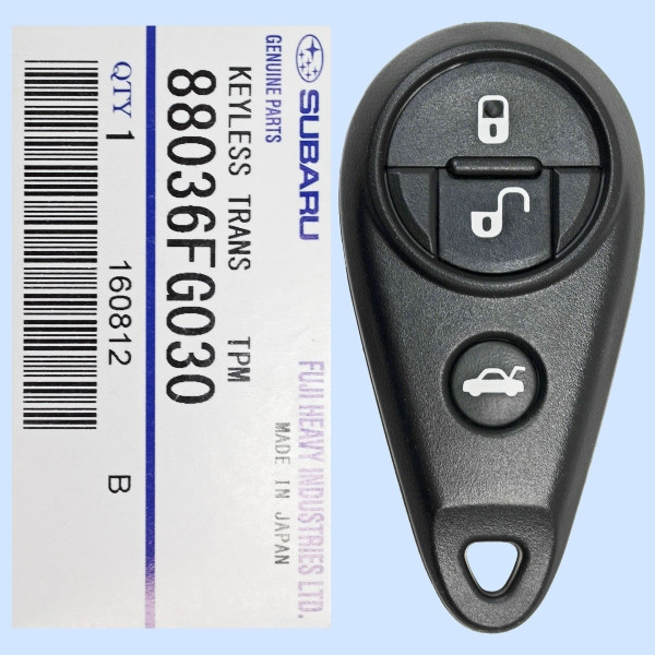 Subaru 4 Button Remote CWTWB1U819, 88036-FG030, 315 MHz - New, OEM