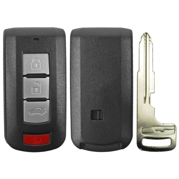 New 4 Button Mitsubishi Proximity Key Shell &amp; Buttons