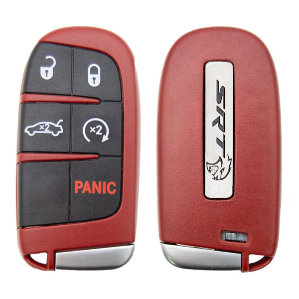 Dodge 5 Button Smart Key M3N-40821302, 68394203AA, 433 MHz - Refurbished, Grade A