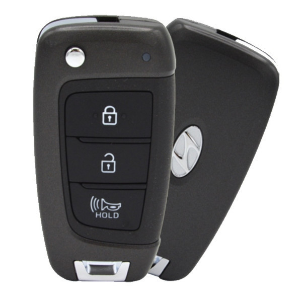 Hyundai 3 Button Remote Flip Key SY5FD1GRGE03, 95430-K2500, 433 MHz - Refurbished, Grade A