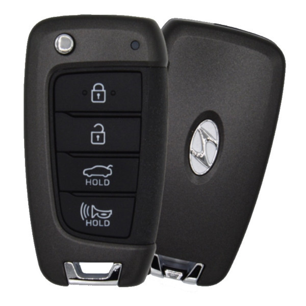 Hyundai 4 Button Remote Flip Key TQ8-RKE-4F40, 95430-L1000, 433 MHz - Refurbished, Grade A
