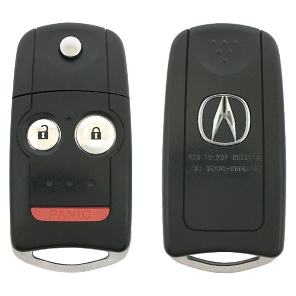 Acura 3 Button Driver 1 Remote Flip Key MLBHLIK-1T, 72147-TL4-A21, 315 MHz - Refurbished, Grade A