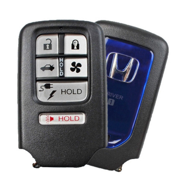 Honda 6 Button Driver 1 Smart Key KR5V2X (V42), 72147-TRW-A11, 433 MHz - Refurbished, Grade A