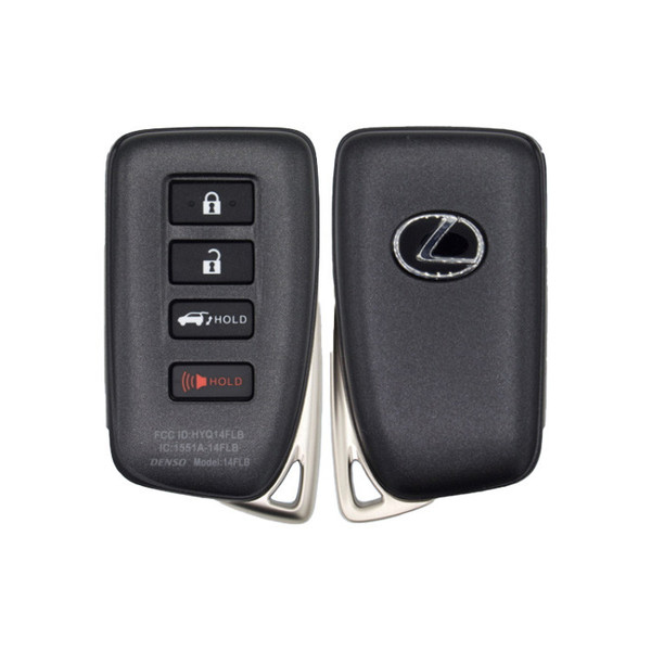 Lexus 4 Button Proximity Smart Key HYQ14FLB, 89904-0E190, 315 MHz - Refurbished, Grade A