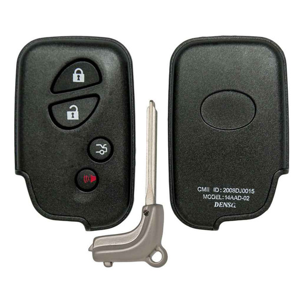 4 Button Shell For Lexus Smart Proximity Remote Key HYQ14AAB, HYQ14ACX, HYQ14AAF