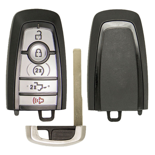 5 Button Shell For Ford Smart Proximity Remote Key M3N-A2C931426 164-R8166 / 164-R8185
